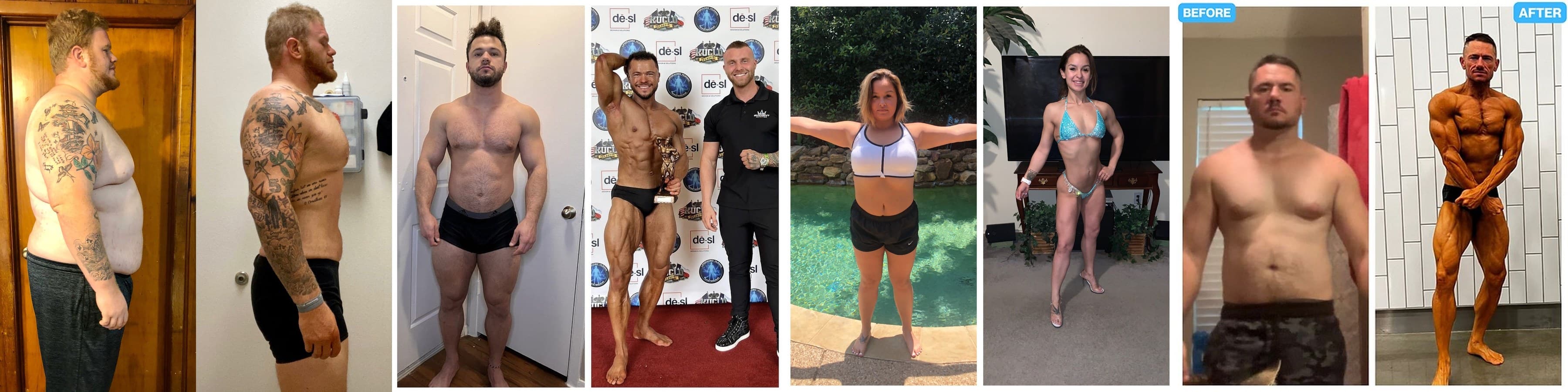 CaseyTrain client before-and-after transformations